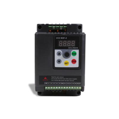 China 0.75KW 1HP input 220v single phase and output 220v VFD three phase variable frequency drive VFD for motor speed control 150*115*150 mm for sale