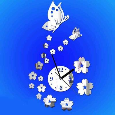 China DIY Home Decoration 3D Sticker Butterfly Clock for sale