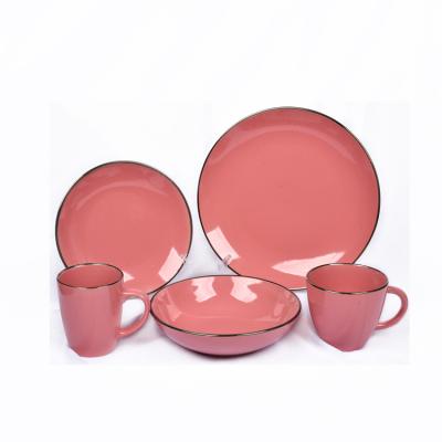 China Wholesale Price Porcelain Viable Durable Dinner Sets For Hotel Restaurant Dishwasher Safe Dinnerware Set Factory Supply Tableware for sale