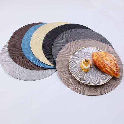 China Viable Classic Style Washable PP Place Mat, High Quality Durable Place Mat, All Size Available Wholesale Table Mat for sale