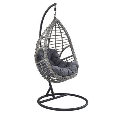 China Durable Hot Sale Outdoor Rattan Egg Chair Leisure Wicker Patio Hanging Hanging Chair for sale