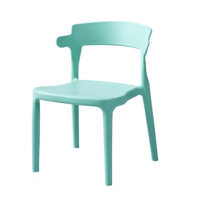 China Other Stackable PP Plastic Chair For Sale Arm Material Chairs Topper Back Pink Dining Hot 2019 Stacking Cafe Suppliers for sale