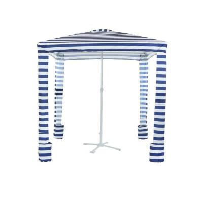 China Canvas Customized Cabana Beach Shade Tent and Canopy Sun Shelter Portable Aluminum Square patio parasol Beach Umbrellav Trade Show Tent for sale