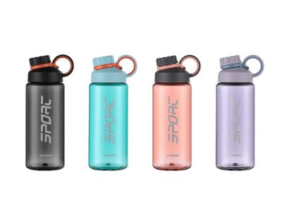 China Sustainable 1L Clear Plastic bottle De Agua Deportiva Nalkin plastic water bottle with custom logo plastic water bottle for sale