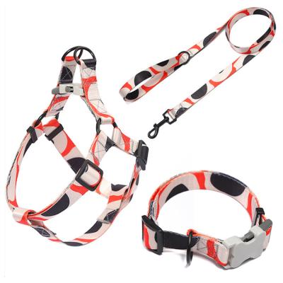 China Wholesale Designer Padded Luxury No Pull Custom Pet Leash Collar Dog Harness Set Personalized Pet Leash Harness Dog Collar Packaging for sale