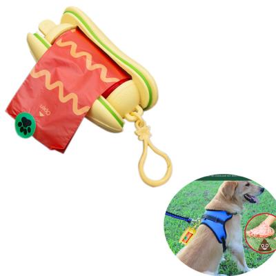 China Biodegradable Dog Poop Dog Waste Bag Pet Travel Cat Dispenser Dog Poop Bag Viable Custom Compostable Training Stand Biodegradable Walking Rack for sale