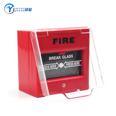 China YIXIN Manual Fire Alarm Cutoff Glass Call Point With Transparent Cover YX-BP560 for sale