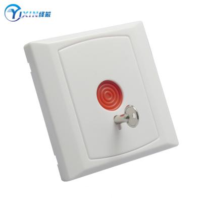 China Fireproof Plastic Door Key Reset Emergency And Panic Alarm Push Call Button for sale