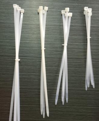 China 3.6x300 mm nylon66 double tie self-locking zip tie buckle cable tie industry direct sales plastic 3.6MM*300MM for sale