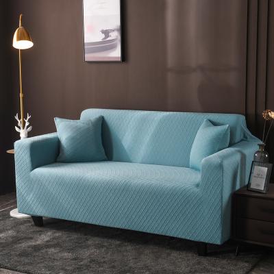 China High Quality Breathable Stretch Elastic Soft Velvet Sofa Seats Living Room 3 Slipcover Elastic Comfort Cover Spandex for sale