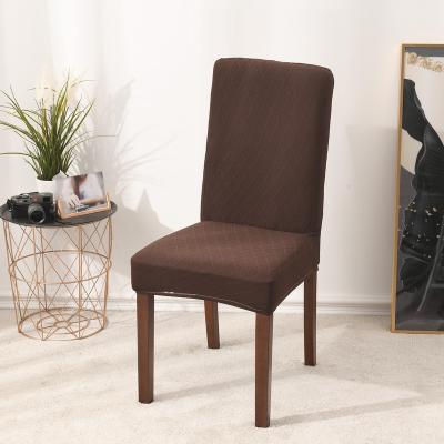 China Waterproof Elastic Breathable Comfort Stretch Spandex Banquet Banquet Event Chair Cover Warm Brown for sale