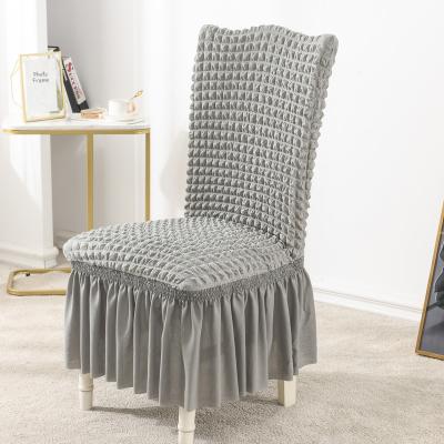 China Hot Selling Elastic Breathable Comfort Wedding Decorations Water Proof Elastic Chair Cover Chair Skirt Cover for sale