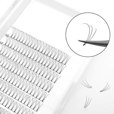 China Natural Long 3D Handmade Volume Fans Eyelashes Suppliers Premade Fans eyelash extensions for sale