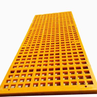 China energy & Mining Opening 18mm Length Width Size 3m*1.25m*25mm Polyurethane Vibrating Screen for sale