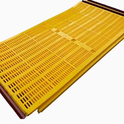 China energy & Length Width Size 276Cm*120Cm*27mm Polyurethane Mining Vibrating Screen for sale