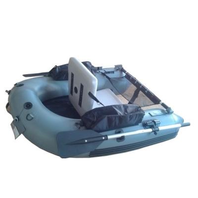 China Single Water Sports Area PVC Small Man Fishing Canoe Boat Fishing Dock Bellyboat for sale