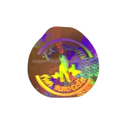 China Security Private Label Anti-Counterfeit Custom Cosmetics Hologram Sticker for sale