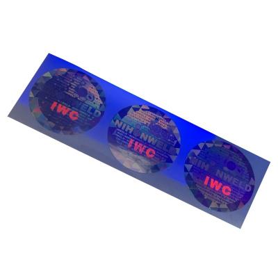 China Security Hologram Anti-counterfeit Anti-counterfeit UV Fluorescent Sticker for sale