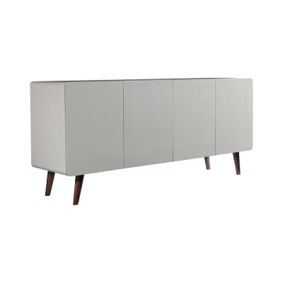 China Contemporary Minimalist E1 Grade HDF With Steaming Finishes Solid Wood Frame Dining Sideboard for sale