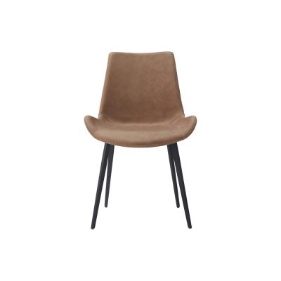 China Customizable Contemporary Leatherette Luxury Soft Dining Chair for sale