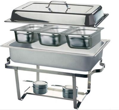 China Wholesale Economic Hotel Buffet Food Equipment Factory Price Hotel Catering Kitchen Equipment Stainless Steel Chafing Dish for sale