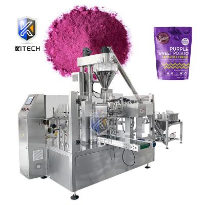 China Automatic multifunctional food doypack bag stand up sweet potato powder zipper bag packing machine for sale