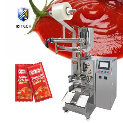 China Automatic Food Tomato Sauce Ketchup Liquid Sachet Filling Packing Production Line for sale