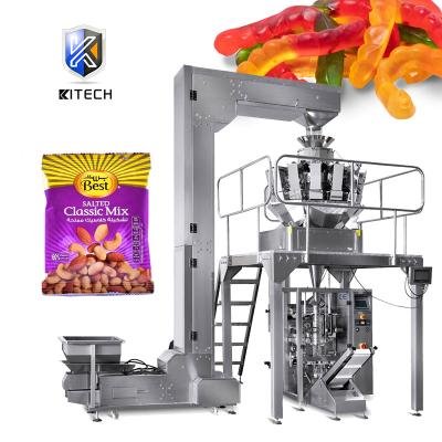 China KL-420CD High Precision Chemical Automatic Weighing Nitrogen Flushing Nuts Gummy Packaging Machine for sale