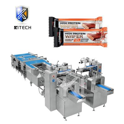 China KL-250 Horizontal Automatic Food Chocolate Protein Bar Flow Packing Machine Supplier for sale