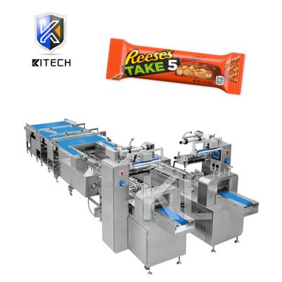 China KL-250 Fully Automatic Horizontal Wrapping Food Flow Ice Cream Candy Packing Machine for sale