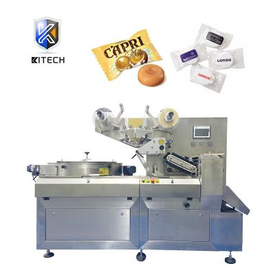 China Turntable Feeding One Factory Price KL-250 Automatic Servo Control Pouch Small Marshmallow Candy Packaging Machine for sale