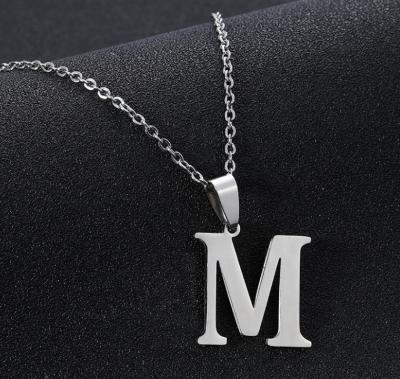 China CLASSIC 925 Sterling Silver Jewelry 26 Alphabet Letter Initial t e y e s Necklace for sale