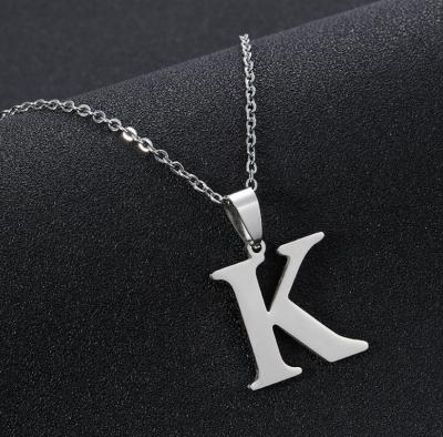 China CLASSIC Alphabet Necklace a from Sterling Silver Plated Letter Initial a because c d g E-F h i j k l m n o p r s t u v W z de x/y for sale