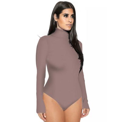 China Wholesale Sheer Anti-wrinkle Women's Single Sleeve Long Tops Turtle Neck Shirts Dress Blouses Sweater for sale