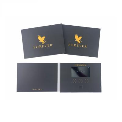 China Professional Factory China Cheap Price Brochure Booklet Components 4.3inch Video Greeting Card for sale