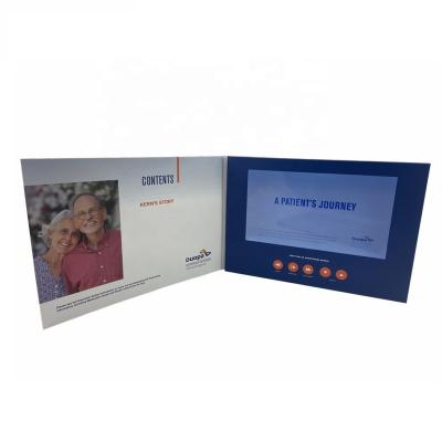 China Europe Video Brochure 10 Inch Video Displayer Gift Packing Box for sale