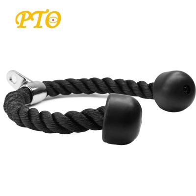 China Portable Gym Fitness Tricep Accessory Rope For Exercise for sale