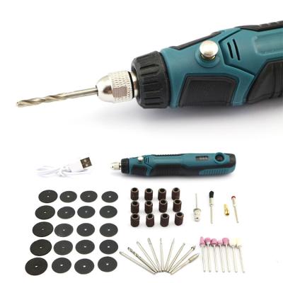 China 3.7V Cordless Rotary Tool Polishing Rotary Tool Kit with Type-C Charging Mini Rotary Tool Wireless 3 Speed ​​Adjustable for Sanding Cutting for sale