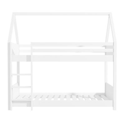 China Wholesale Built-in Ladder Built-in Ladder Furniture Factory Price Bunk Bed Cot Baby Bed Attic Wholesale Solid Wood Bed for sale