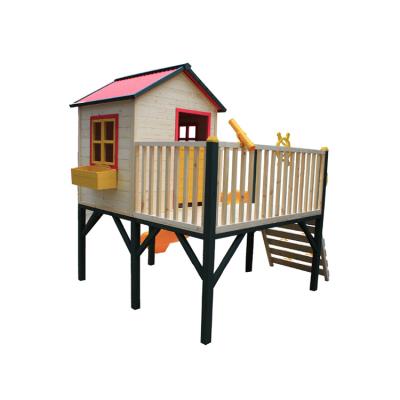 China Cheap Cubby Playhouse Kids Easily Assembly Outdoor Modern Wooden Kids Wooden Bedroom for sale