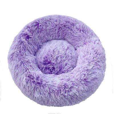 China Cat Nest Long Plush Round Breathable Nest Winter Pet Kennel Mats Dog Mad Dog Beds Warm Pet Supplies for sale