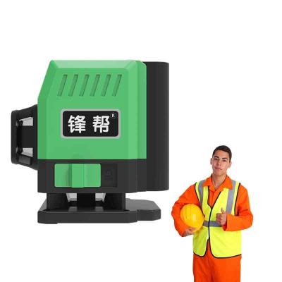 China Indoor Outdoor Self Leveling Mini 8000mAh Lithium Battery Green Laser Level 3D 12 Line Beam zu verkaufen