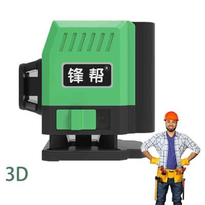 China Mini Indoor Outdoor 3D Laser Level Leveling Green Light Line fengbang China Top Tools Laser 12 Factory for sale