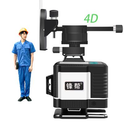 China Professional Indoor Outdoor 4D Digital Machine 16 Line Self Leveling Laser Level Green Beam Smart Voice Electronic 360 Cross à venda