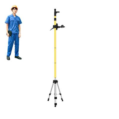 Cina Material pole texture for laser level with tripod, with 4.2m thick support rod and 1.2m thick bracket in vendita