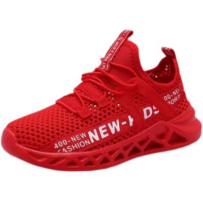 China Casual shoes 2022 new fashion and summer trend boys spring mesh breathable middle and large children's single and double mesh sneakers for sale