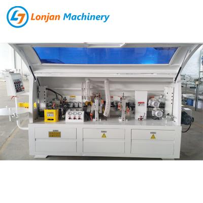 China Semi Automatic Edgebander Woodworking Machinery Lonjan Machinery H600B Edgebander Edge Bander Dark Edging Machine for sale