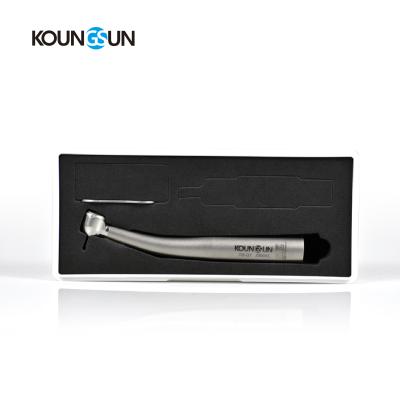 China KOUNGSUN Dental Regional Portable Titanium Body Dental Led Handpiece High Speed ​​Handpiece With Fiber Optics for sale