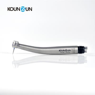 China KOUNGSUNLED regional dental. Portable Titanium Alloy Body Push Button Dental Ti Color High Speed ​​Air Turbine Handpiece for sale