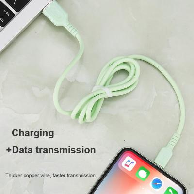 China MP3/MP4 Player 3a Usb Type C Cable Fast Charging Type-C ChargerLiquid Soft Rubber Data Cable For Charger Mobile Phone Cable for sale